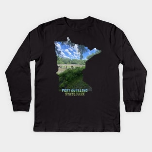 Minnesota - Fort Snelling State Park Kids Long Sleeve T-Shirt